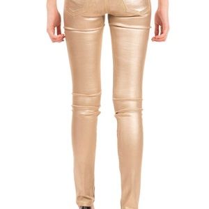 New w/ Tags €200 AARCH Jeans Size26 Stretch Gold Worn Look